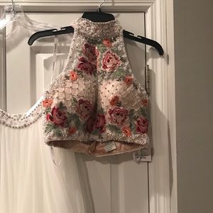 Two Piece Sherri Hill prom dress OBO